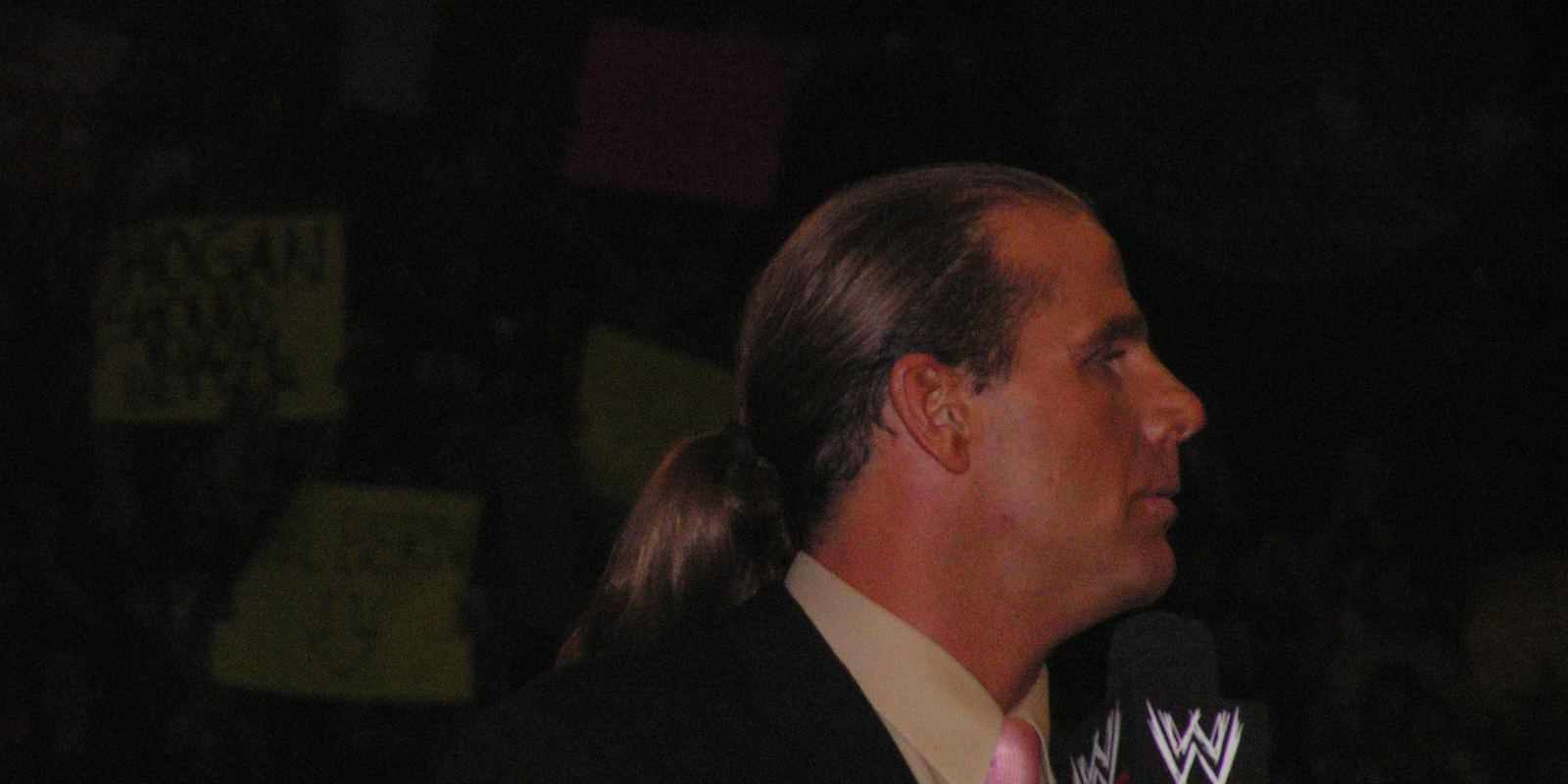 Shawn Michaels in the ring during a 2004 event